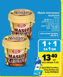 Carrefour Market Masło klarowane Mlekovita oferta