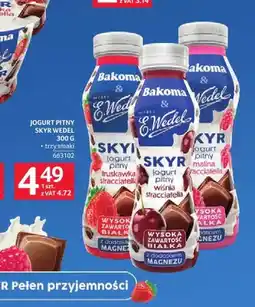 Selgros Jogurt pitny Skyr Bakoma & E.Wedel truskawka stracciatella oferta
