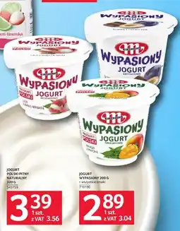 Selgros Jogurt śmietankowy Mlekovita Wypasiony śliwka z czekoladą oferta