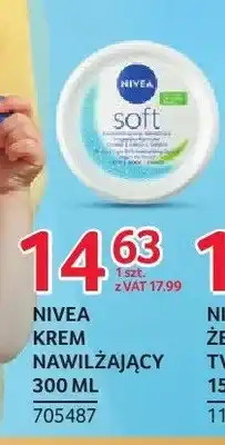 Selgros Krem nawilżający Nivea Soft oferta