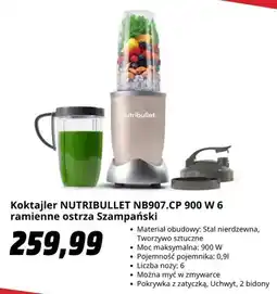 Media Markt Koktajler Nutribullet Szampański oferta