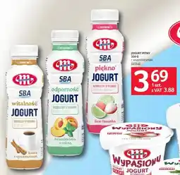 Selgros Jogurt pitny Mlekovita SBA kawa z cynamonem oferta