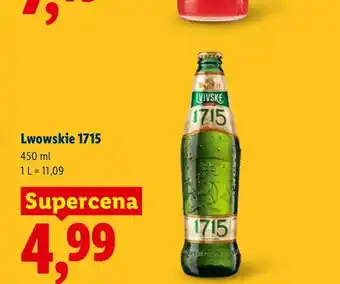 Lidl Piwo Lwowskie 1715 oferta