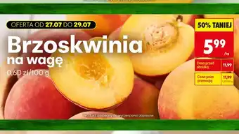 Biedronka Brzoskwinia oferta