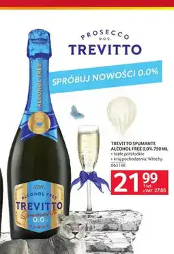 Selgros Wino musujące bezalkoholowe Trevitto Spumante Alcohol Free oferta
