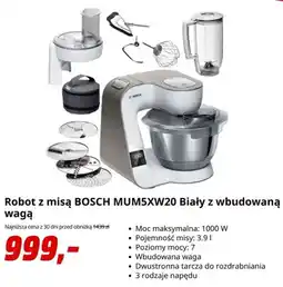 Media Markt Robot z misą Bosch MUM5XW20 oferta