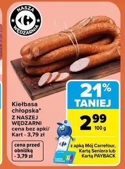 Carrefour Market Kiełbasa Z Naszej Wędzarni oferta