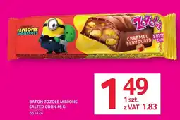 Selgros Baton Zozole Minions Caramel Salted Corn oferta