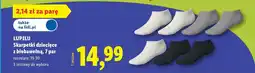 Lidl LUPILU Skarpetki dziecięce z biobawełny, 7 par oferta