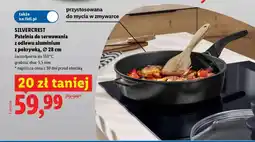 Lidl SILVERCREST Patelnia do serwowania z odlewu aluminium z pokrywką, Ø 28 cm oferta