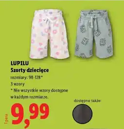 Lidl LUPILU Szorty dziecięce oferta