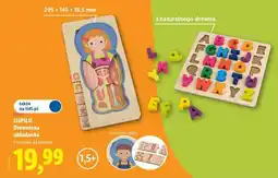 Lidl LUPILU Drewniana układanka oferta