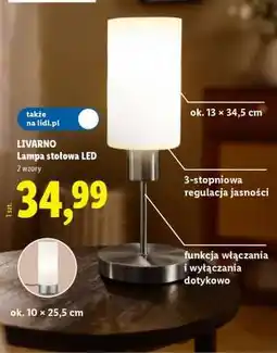 Lidl LIVARNO Lampa stołowa LED oferta