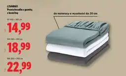 Lidl LIVARNO Prześcieradło z gumką z bawełny oferta