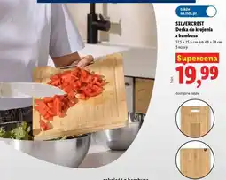Lidl SILVERCREST Deska do krojenia z bambusa oferta