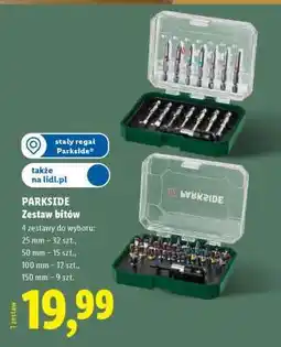 Lidl PARKSIDE Zestaw bitów oferta