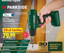 Lidl PARKSIDE Wiertarko-wkrętarka akumulatorowa, 12 V oferta