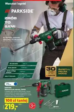 Lidl PARKSIDE Młotowiertarka udarowa, 1500 W oferta