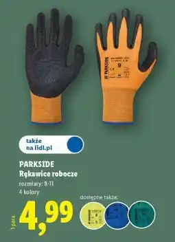 Lidl PARKSIDE Rękawice robocze oferta