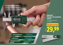 Lidl PARKSIDE Kątomierz lub suwmiarka cyfrowa oferta