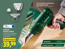 Lidl Parkside Opalarka 2000 W oferta