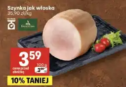 Delikatesy Centrum Szynka jak włoska oferta