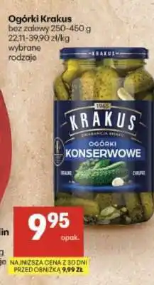 Delikatesy Centrum Ogórki Krakus oferta