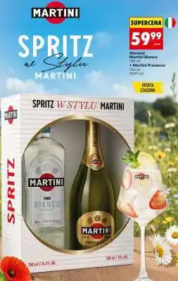 Biedronka Wermut Martini Bianco + Martini Prosecco oferta