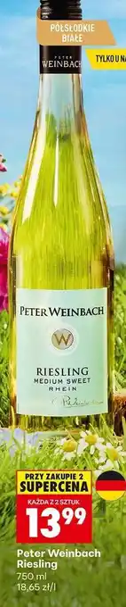 Biedronka PETER WEINBACH RIESLING oferta