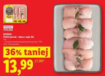 Lidl RZEŹNIK Polski kurczak – mięso z nogi, XXL oferta