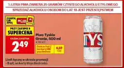 Biedronka Piwo Tyskie Gronie, 500 ml oferta