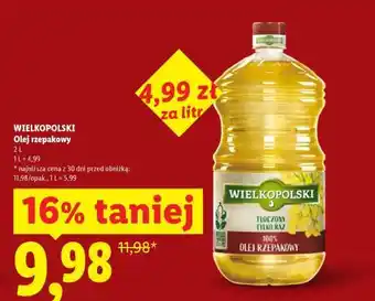 Lidl WIELKOPOLSKI Olej rzepakowy oferta