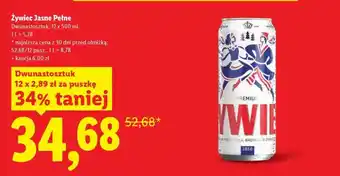 Lidl Żywiec Jasne Pełne oferta