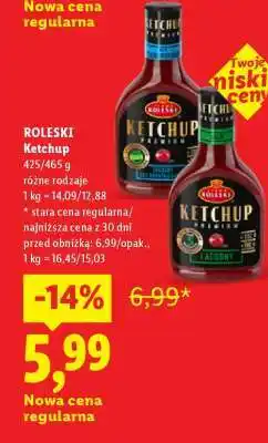 Lidl ROLESKI Ketchup oferta