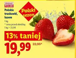 Lidl Polskie truskawki, luzem oferta