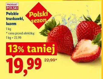 Lidl Polskie truskawki, luzem oferta