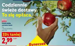 Lidl Polskie jabłka czerwone, luzem oferta