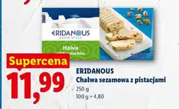 Lidl ERIDANOUS Chałwa sezamowa z pistacjami oferta