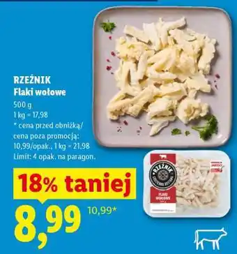 Lidl RZEŹNIK Flaki wołowe oferta
