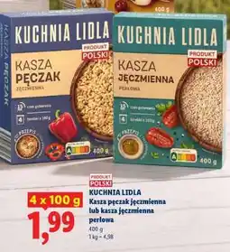 Lidl KUCHNIA LIDLA Kasza pęczak jęczmienna lub kasza jęczmienna perłowa oferta