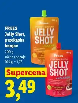 Lidl Frees Jelly Shot, przekąska konjac oferta
