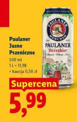 Lidl Paulaner Jasne pszeniczne oferta