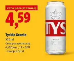 Lidl Tyskie Gronie oferta
