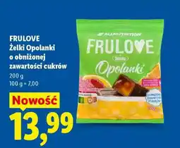 Lidl FRULOVE Żelki Opolanki oferta