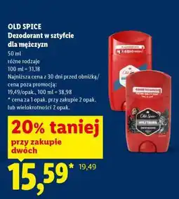 Lidl OLD SPICE Dezodorant w sztyfcie dla mężczyzn oferta