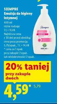 Lidl SIEMPRE Emulsja do higieny intymnej oferta