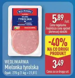 ALDI WĘDLINIARNIA Mielonka tyrolska oferta