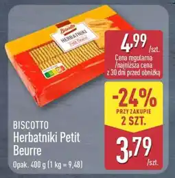 ALDI BISCOTTO Herbatniki Petit Beurre oferta