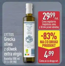 ALDI LYTTOS Grecka oliwa z oliwek extra virgin oferta