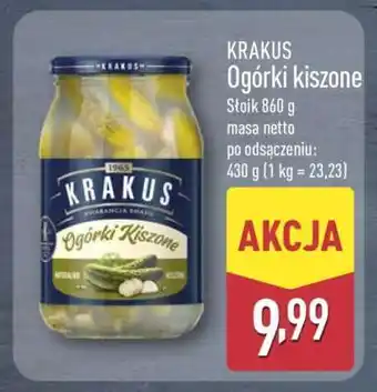 ALDI KRAKUS Ogórki kiszone oferta